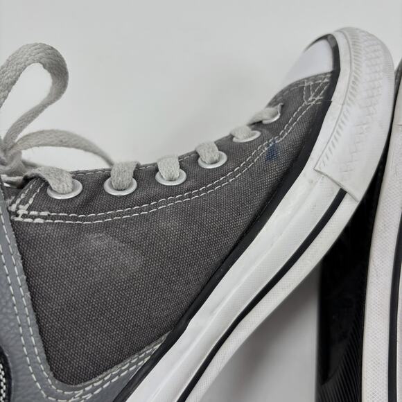 Converse All Star Chuck Taylor High Top Sneakers Shoes Mens 9 Gray Street - Picture 7 of 13